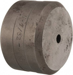 Cleveland Steel Tool - 7/32 Inch Diameter Round Ironworker Die - 1-13/16 Inch Head Diameter, 1-1/8 Inch Head Height - A1 Tooling