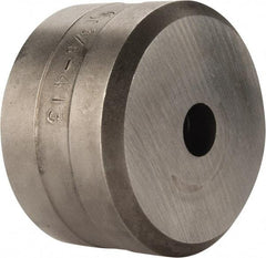 Cleveland Steel Tool - 3/8 Inch Diameter Round Ironworker Die - 1-13/16 Inch Head Diameter, 1-1/8 Inch Head Height - A1 Tooling