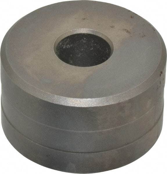 Cleveland Steel Tool - 15/32 Inch Diameter Round Ironworker Die - 1-13/16 Inch Head Diameter, 1-1/8 Inch Head Height - A1 Tooling