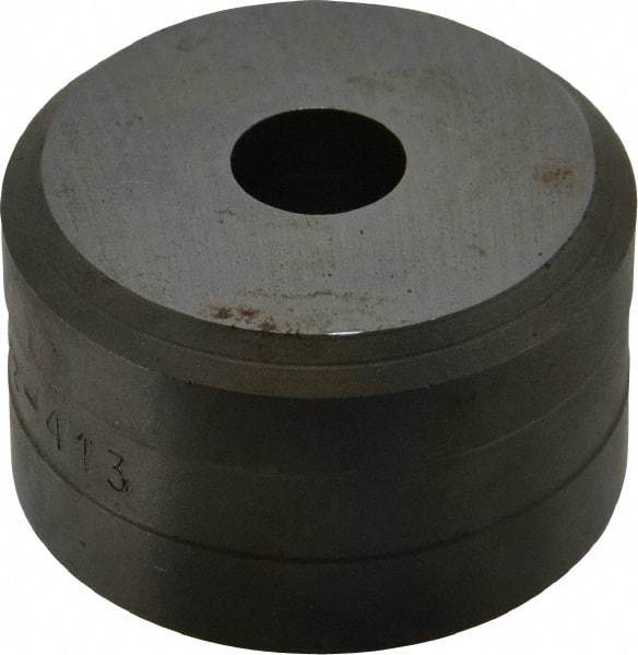 Cleveland Steel Tool - 1/2 Inch Diameter Round Ironworker Die - 1-13/16 Inch Head Diameter, 1-1/8 Inch Head Height - A1 Tooling