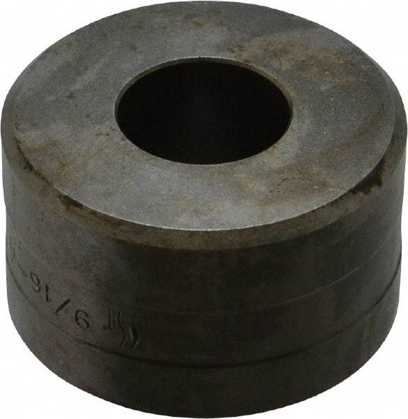 Cleveland Steel Tool - 9/16 Inch Diameter Round Ironworker Die - 1-13/16 Inch Head Diameter, 1-1/8 Inch Head Height - A1 Tooling