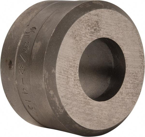 Cleveland Steel Tool - 27/32 Inch Diameter Round Ironworker Die - 1-13/16 Inch Head Diameter, 1-1/8 Inch Head Height - A1 Tooling