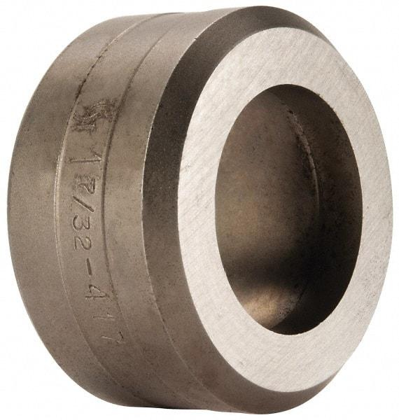 Cleveland Steel Tool - 1-7/32 Inch Diameter Round Ironworker Die - 2 Inch Head Diameter, 1 Inch Head Height - A1 Tooling