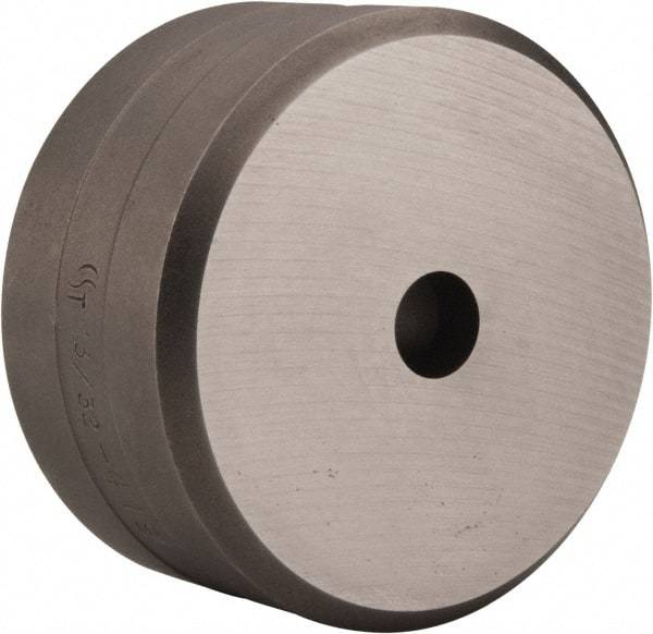 Cleveland Steel Tool - 13/32 Inch Diameter Round Ironworker Die - 2-3/8 Inch Head Diameter, 1-1/4 Inch Head Height - A1 Tooling