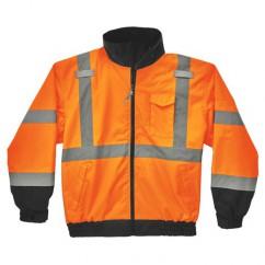 8379 L ORANGE LINED BOMBER JACKET - A1 Tooling