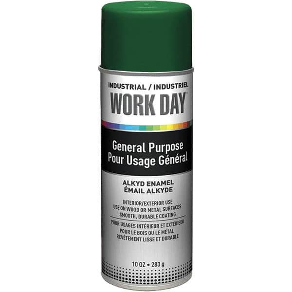 Krylon - Green, Gloss, Enamel Spray Paint - 9 to 13 Sq Ft per Can, 10 oz Container, Use on Ceramics, Glass, Metal, Plaster, Wood - A1 Tooling