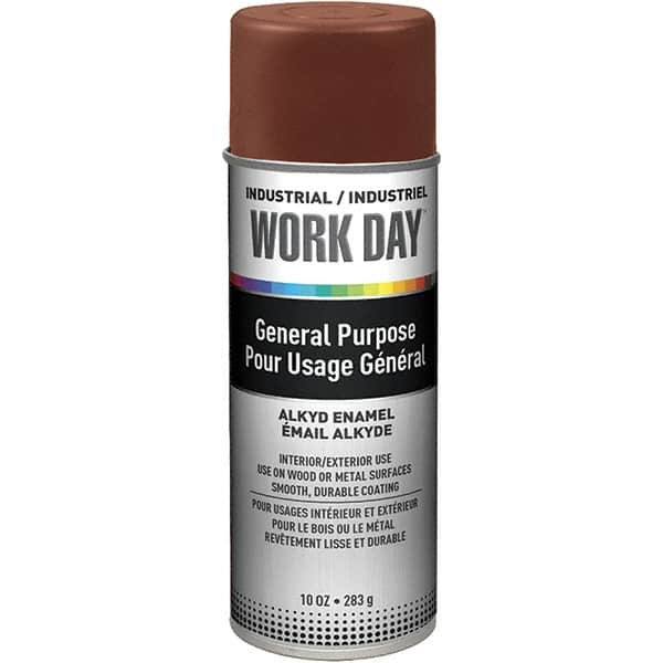 Krylon - Brown, Gloss, Enamel Spray Paint - 9 to 13 Sq Ft per Can, 10 oz Container, Use on Ceramics, Glass, Metal, Plaster, Wood - A1 Tooling