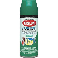 Krylon - Spring Grass, Gloss, Direct to Plastic Spray Paint - Up to 25 Sq Ft per Can, 12 oz Container, Use on Fiberglass, Hard Vinyl, Plastics, PVC, Resin - A1 Tooling