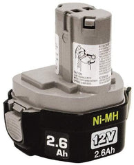 Makita - 12 Volt NiMH Power Tool Battery - 2.6 Ahr Capacity, 1 hr Charge Time, Series Mforce - A1 Tooling