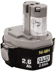 Makita - 14.4 Volt NiMH Power Tool Battery - 2.6 Ahr Capacity, 1 hr Charge Time, Series Mforce - A1 Tooling