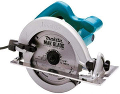 Makita - 10.5 Amps, 7-1/4" Blade Diam, 4,700 RPM, Electric Circular Saw - 120 Volts, 5/8" Arbor Hole, Right Blade - A1 Tooling