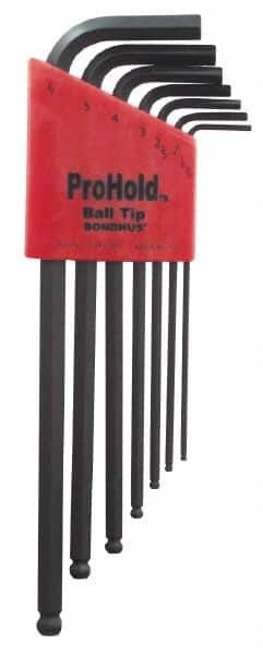 Bondhus - 7 Piece T-Handle Ball End Hex Key Set - A1 Tooling