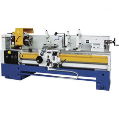 Summit - 28-1/2" Swing, 80" Between Centers, 120 Volt, Triple Phase Toolroom Lathe - 6MT Taper, 15 hp, 20 to 1,250 RPM, 4-1/8" Bore Diam, 48" Deep x 70" High x 156" Long - A1 Tooling