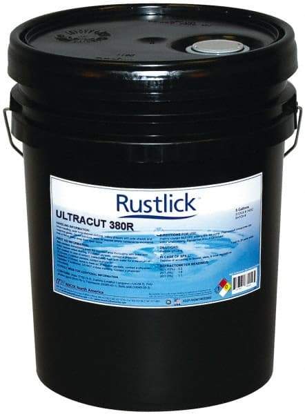 Rustlick - Ultracut 380R, 5 Gal Pail Cutting & Grinding Fluid - Semisynthetic - A1 Tooling