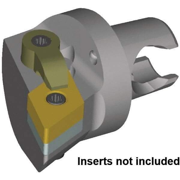 Kennametal - Left Hand Cut, 40mm Min Bore Diam, Size KM2532 Steel Modular Boring Cutting Unit Head - 30mm Max Bore Depth, Through Coolant, Compatible with DN..110408, DN..332 - A1 Tooling