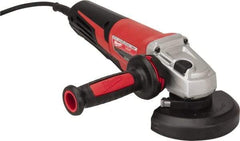 Milwaukee Tool - 5" Wheel Diam, 11,000 RPM, Corded Angle & Disc Grinder - 5/8-11 Spindle, 120 Volts, 13 Amps - A1 Tooling