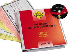 Marcom - DOT HazMat Security Awareness, Multimedia Training Kit - 13 Minute Run Time DVD, English and Spanish - A1 Tooling