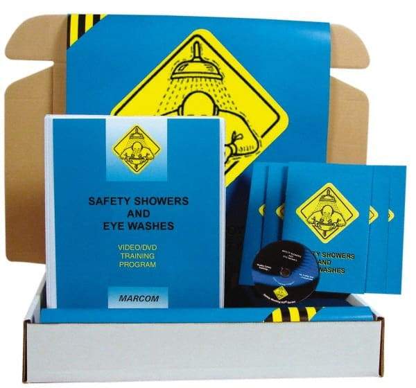 Marcom - Safety Showers and Eye Washes, Multimedia Training Kit - 12 Minute Run Time DVD, English and Spanish - A1 Tooling