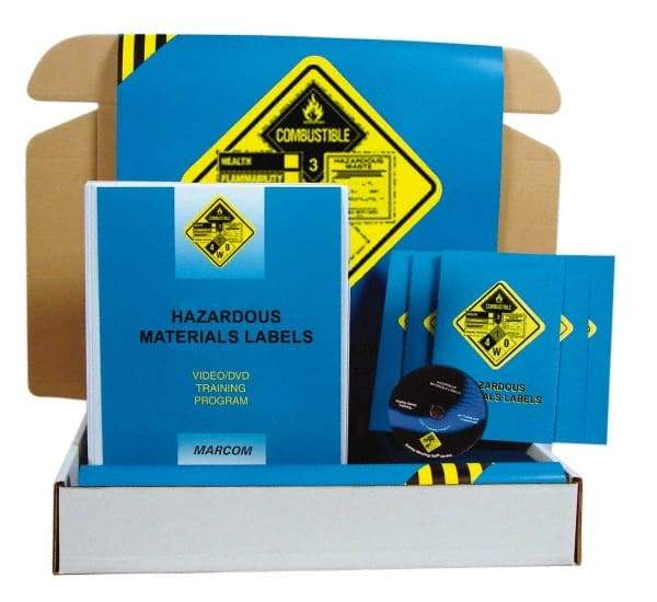 Marcom - Hazardous Materials Labels, Multimedia Training Kit - 22 Minute Run Time DVD, English and Spanish - A1 Tooling