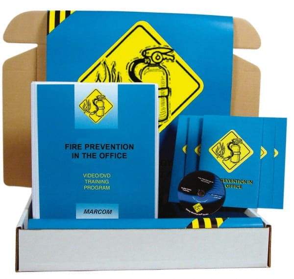 Marcom - Fire Prevention in the Office, Multimedia Training Kit - 16 Minute Run Time DVD, English and Spanish - A1 Tooling