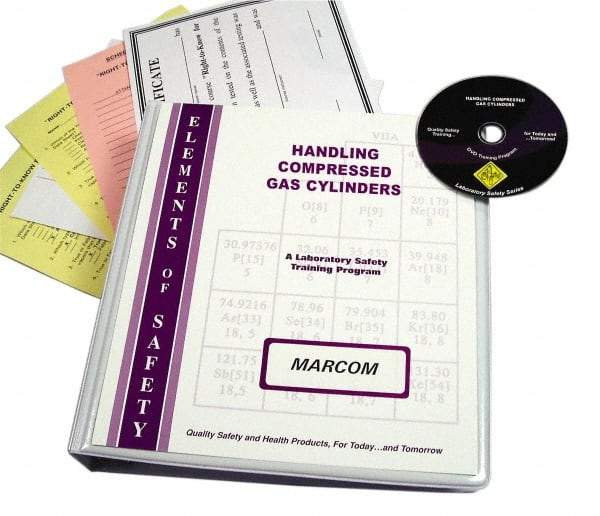 Marcom - Handling of Compressed Gas Cylinders, Multimedia Training Kit - DVD, English - A1 Tooling