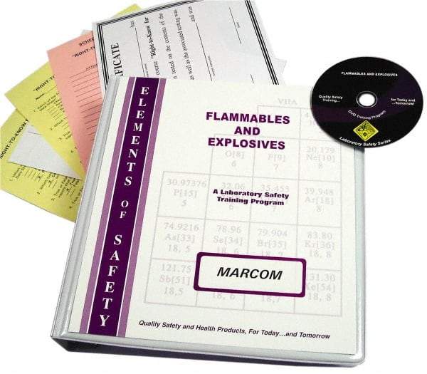 Marcom - Flammables & Explosives in the Laboratory, Multimedia Training Kit - DVD, English - A1 Tooling