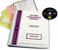 Marcom - The OSHA Formaldehyde Standard, Multimedia Training Kit - DVD, English - A1 Tooling