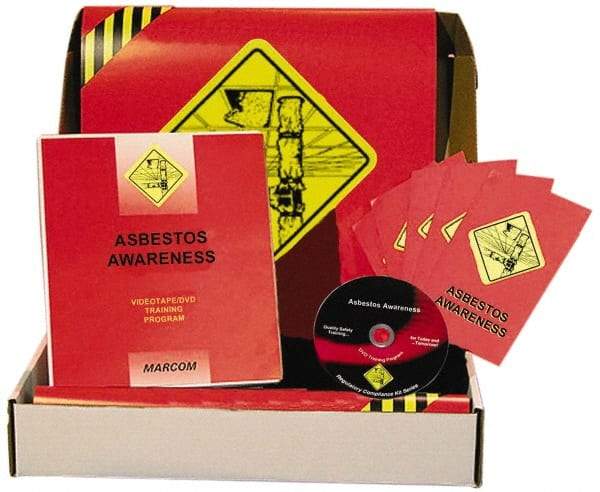 Marcom - Asbestos Awareness, Multimedia Training Kit - 14 Minute Run Time DVD, English and Spanish - A1 Tooling