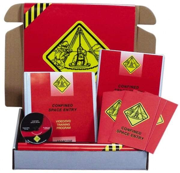 Marcom - Confined Space Entry, Multimedia Training Kit - 19 Minute Run Time DVD, English and Spanish - A1 Tooling