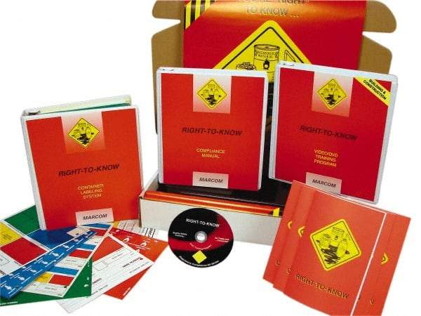 Marcom - Right to Know for Building and Construction Companies, Multimedia Training Kit - DVD, English - A1 Tooling