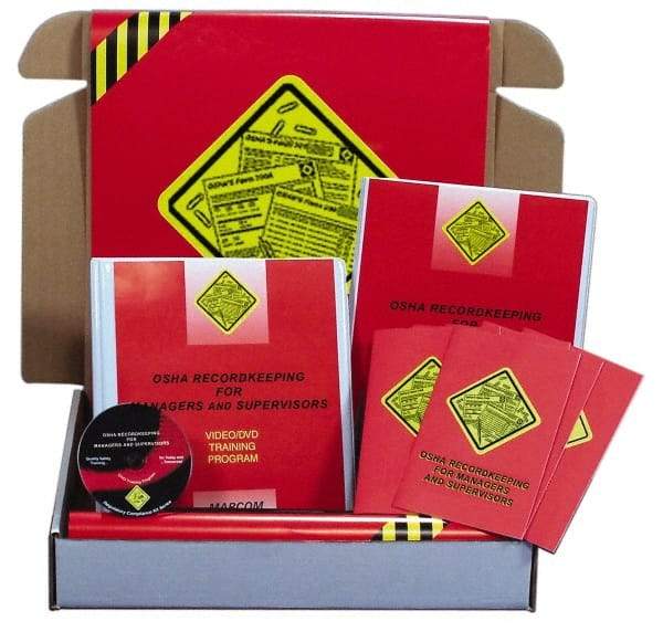 Marcom - OSHA Recordkeeping for Managers and Supervisors, Multimedia Training Kit - 20 Minute Run Time DVD, English and Spanish - A1 Tooling