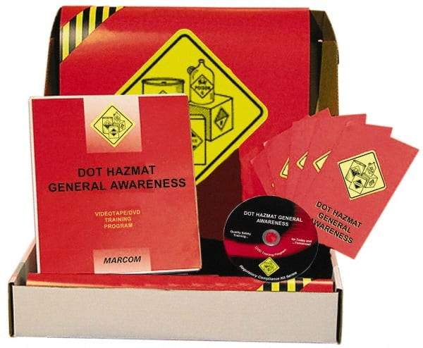 Marcom - DOT HazMat General Awareness, Multimedia Training Kit - 17 Minute Run Time DVD, English and Spanish - A1 Tooling