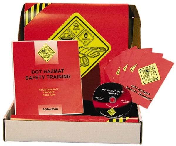 Marcom - DOT HazMat Safety, Multimedia Training Kit - 18 Minute Run Time DVD, English and Spanish - A1 Tooling