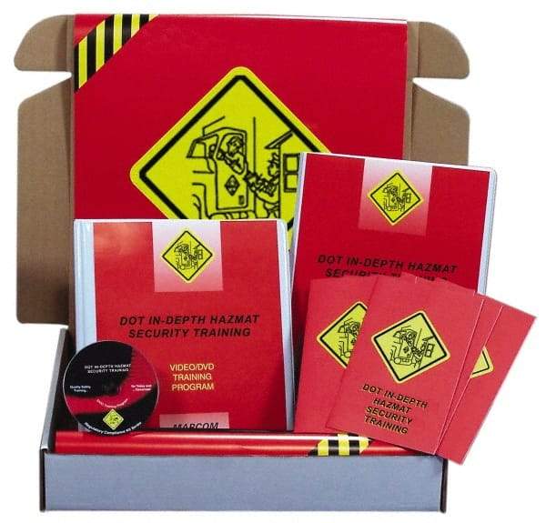 Marcom - DOT In-Depth HazMat Security, Multimedia Training Kit - 16 Minute Run Time DVD, English and Spanish - A1 Tooling