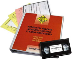 Marcom - Accidental Release Measures and Spill Cleanup Procedures, Multimedia Training Kit - 19 min Run Time DVD, 1 Course, English & Spanish - A1 Tooling