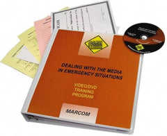 Marcom - Dealing with the Media in Emergency Situations, Multimedia Training Kit - 14 min Run Time DVD, English & Spanish - A1 Tooling