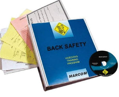 Marcom - Back Safety, Multimedia Training Kit - 21 Minute Run Time DVD, English and Spanish - A1 Tooling