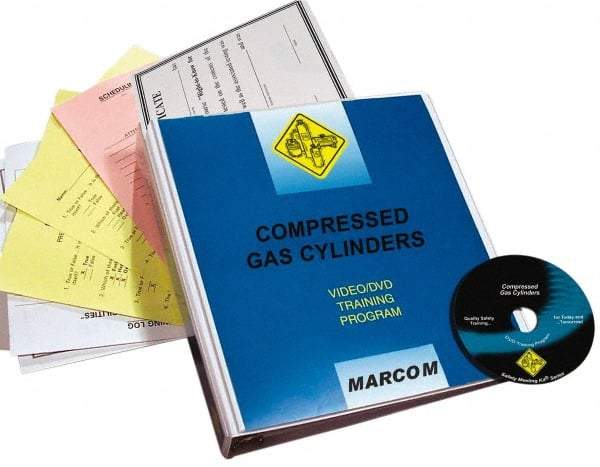 Marcom - Compressed Gas Cylinders, Multimedia Training Kit - 12 Minute Run Time DVD, English and Spanish - A1 Tooling