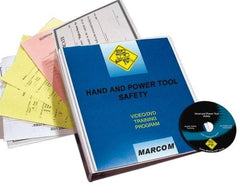 Marcom - Hand and Power Tool Safety, Multimedia Training Kit - 18 Minute Run Time DVD, English and Spanish - A1 Tooling