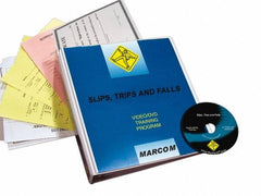 Marcom - Slips, Trips and Falls, Multimedia Training Kit - 17 Minute Run Time DVD, English and Spanish - A1 Tooling