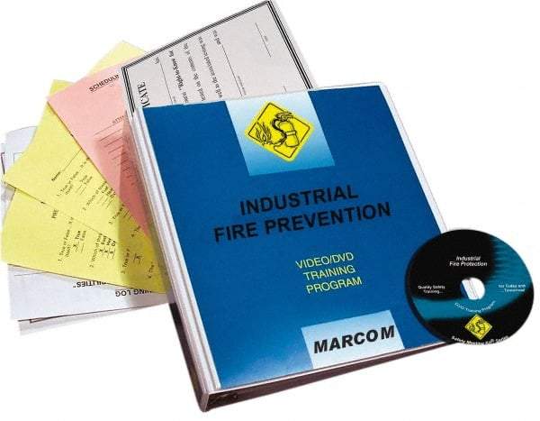 Marcom - Industrial Fire Prevention, Multimedia Training Kit - 22 Minute Run Time DVD, English and Spanish - A1 Tooling