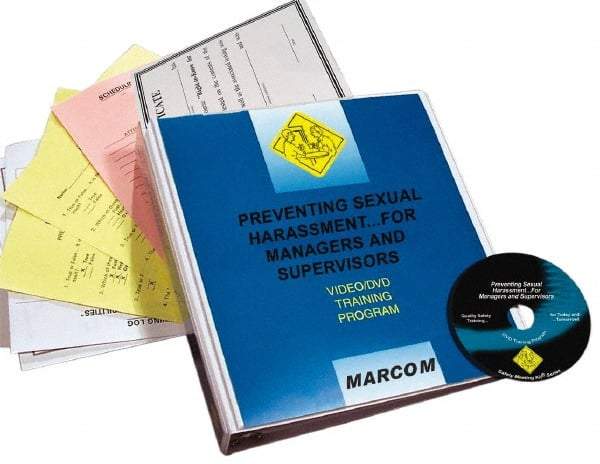 Marcom - Preventing Sexual Harassment for Managers and Supervisors, Multimedia Training Kit - 16 Minute Run Time DVD, English and Spanish - A1 Tooling