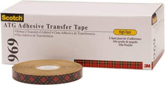 3M - 18 Yds. Long x, High Strength Acrylic Adhesive Transfer Tape - Paper Liner, 5 mil Thick - A1 Tooling