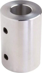 Climax Metal Products - 1-1/8" Inside x 2-1/8" Outside Diam, Set Screw Rigid Coupling - 3" Long - A1 Tooling