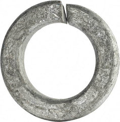 Value Collection - 1-1/8", 1.149" ID, 0.281" Thick Split Lock Washer - Grade 8 Spring Steel, Hot Dipped Galvanized Finish, 1.149" Min ID, 1.173" Max ID, 1.867" Max OD - A1 Tooling