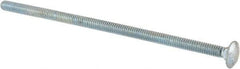 Value Collection - 1/4-20 UNC 6" Length Under Head, Standard Square Neck, Carriage Bolt - Grade 5 Steel, Zinc-Plated Finish - A1 Tooling