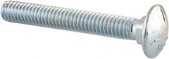 Value Collection - 5/16-18 UNC 2-1/4" Length Under Head, Standard Square Neck, Carriage Bolt - Grade 5 Steel, Zinc-Plated Finish - A1 Tooling