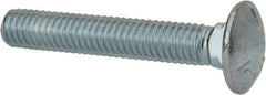 Value Collection - 3/8-16 UNC 2-1/4" Length Under Head, Standard Square Neck, Carriage Bolt - Grade 5 Steel, Zinc-Plated Finish - A1 Tooling