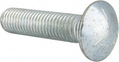 Value Collection - 5/8-11 UNC 2-3/4" Length Under Head, Standard Square Neck, Carriage Bolt - Grade 5 Steel, Zinc-Plated Finish - A1 Tooling