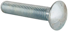 Value Collection - 5/8-11 UNC 3-1/4" Length Under Head, Standard Square Neck, Carriage Bolt - Grade 5 Steel, Zinc-Plated Finish - A1 Tooling